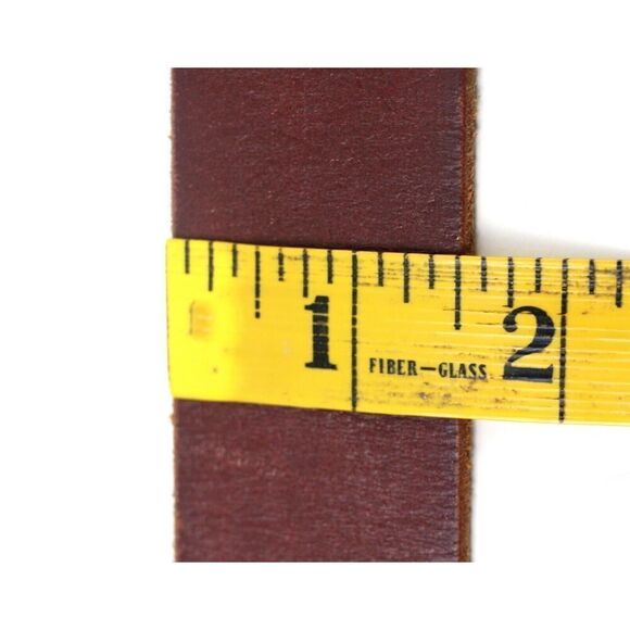 Urban Outfitters BROWN REAL LEATHER 1.5"Wd DRESS CASUAL CLASSIC BELT Sz S (M22 - Picture 9 of 13